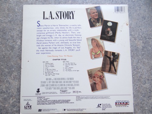 L.A. Story US Vintage Laser Disc LD Film Video CD Laserdisk Englisch 90er - Bild 3 von 3
