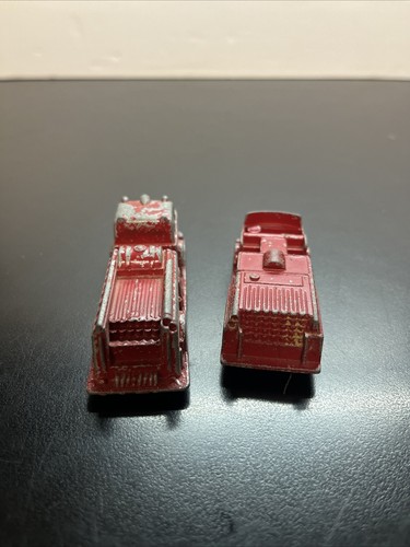 DIECAST TOY FIRE TRUCKS - CIRCA 1950's - ANTIQUE VINTAGE - MIDGETOY - E6 - Picture 4 of 6