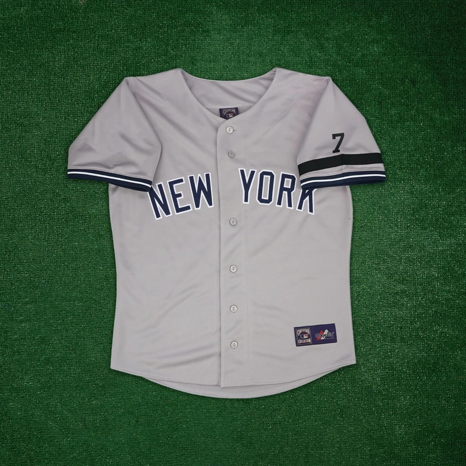 Don Mattingly 1995 New York Yankees Cooperstown Men's Grey Road Jersey - Image 2 of 4