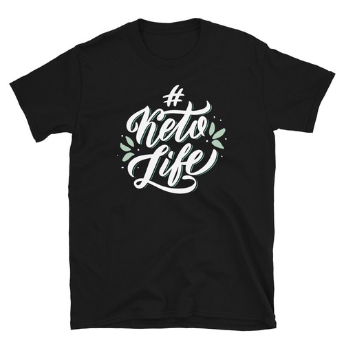 #ketolife T-Shirt Keto Diet low carb foods fat healthy ketosis carbohydrates - Picture 2 of 11