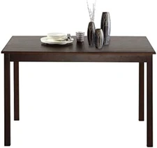 Dining Table for4 People Kitchen Table with Wood Legs Dinner Table for Apartment