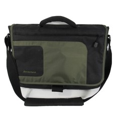 Lenovo Laptop Shoulder Bag 41U253 Many Compartments Black/Olive Green