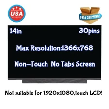N140BGA-EB4.C1 REV.C1 14" HD WXGA LCD LED Narrow Screen REV.C4 C4 30Pins Display