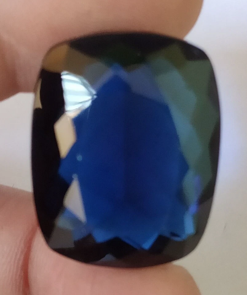 Large Blue Tanzanite 67.40 Ct. Cushion Faceted Cut Loose Gemstone Ring & Pendant - Image 2 of 4