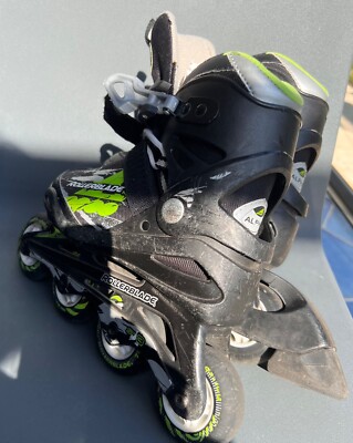 Kinder Rollerblade Inline Skates Rollerskates Roller Skate schwarz gelb EU 32/35