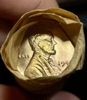 1944-P Lincoln Cent Original Bank Roll BU+ Coins B207