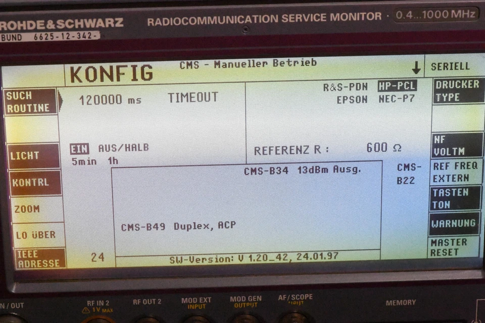 Rohde & Schwarz CMS 42y CMS57 B22,B34,B49 Funkmessplatz Avionik - Mwst - Immagine 4 di 4