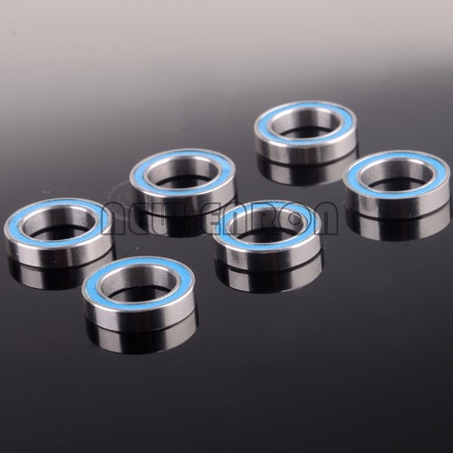 6701ZZ 12x18x4MM Sealed Ball Bearing Blue Rubber Miniature Deep Groove RC Cars - Picture 3 of 15
