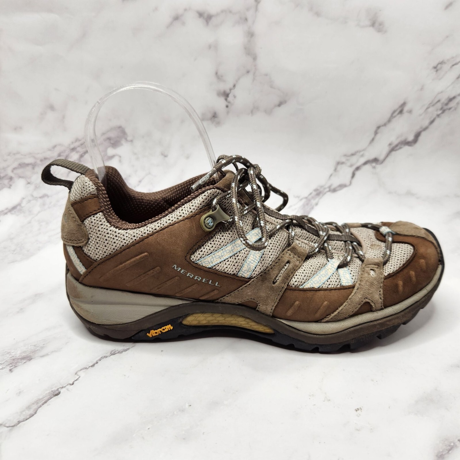 Scarpe da trekking Merrell Siren Sport marrone oliva sneakers stringate donna 9 5