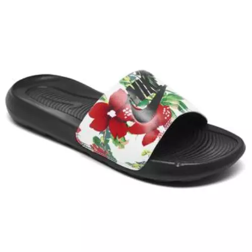 Nike floral sales slide sandals