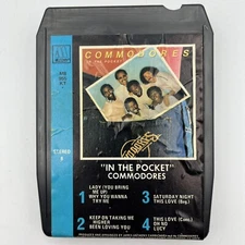 Commodores - In the Pocket - Restored 8 Track Tape - New Pad and Splice