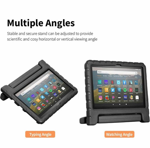Case Handle For Amazon Fire HD /HD8 Plus 8" 2024/2022/2020 Kids Friendly Cover - Picture 2 of 21