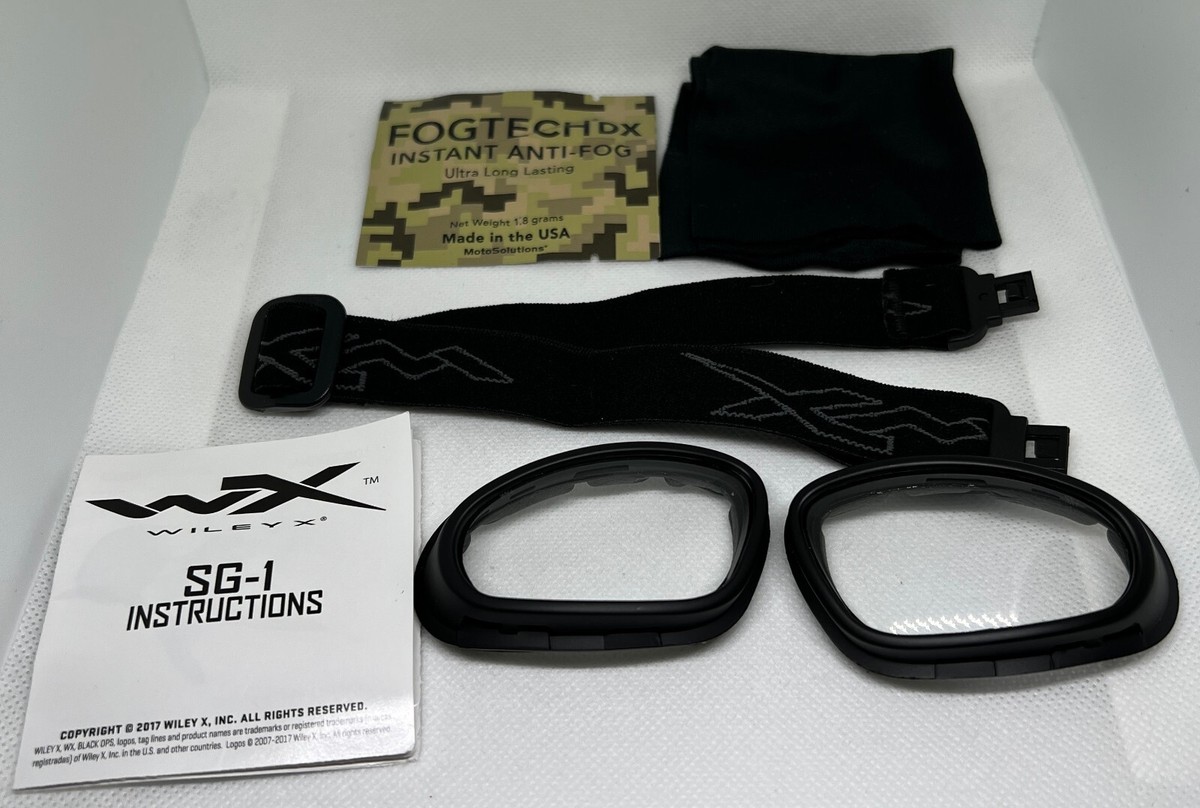 Wiley X SG-1 Tactical Sunglasses – Z87-2+ Certified – Black