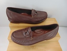 SAS Tripad Comfort Jewel Cinnamon Brown Leather Slip On Moccasin Loafer 6 1/2 M