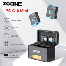 ZGCINE PS-G10 Mini Battery Fast Charging Case for GoPro 12 11 10 9 8 7 6 Battery