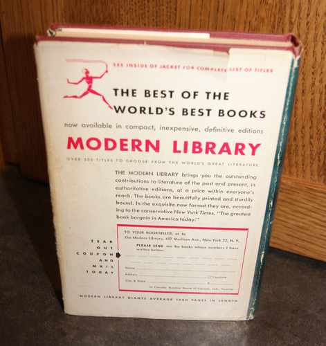 1951 ABSALOM, ABSALOM! William Faulkner Modern Library 271 Hardcover Dust Jacket - Picture 5 of 7