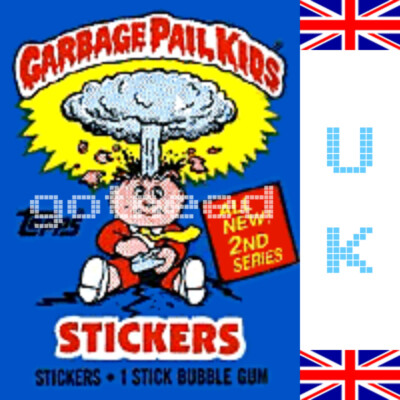 1986 UK Garbage Pail Kids 2nd Series Single Cards: Complete Your Set: You Pick