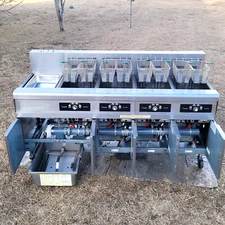 Frymaster Quadruple Electric Fryer Model# FMRE417SC, 208V 3φ, Filter, XTRA CLEAN