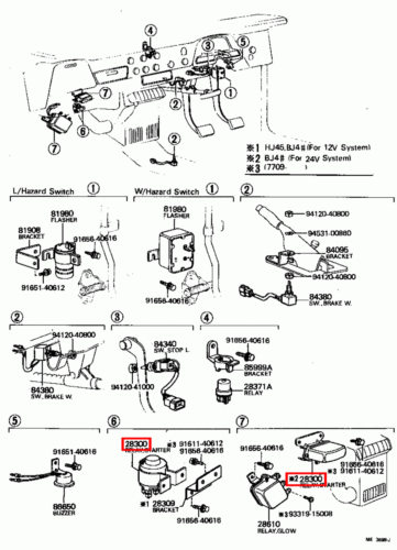 Genuine Toyota LandCruiser HJ47 HJ45 Starter Relay - Picture 6 of 20