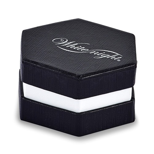 sterling silver black and white diamond earrings