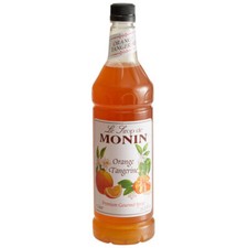 Monin Premium Orange Tangerine Flavoring Syrup 1 Liter 544SYPFR225F