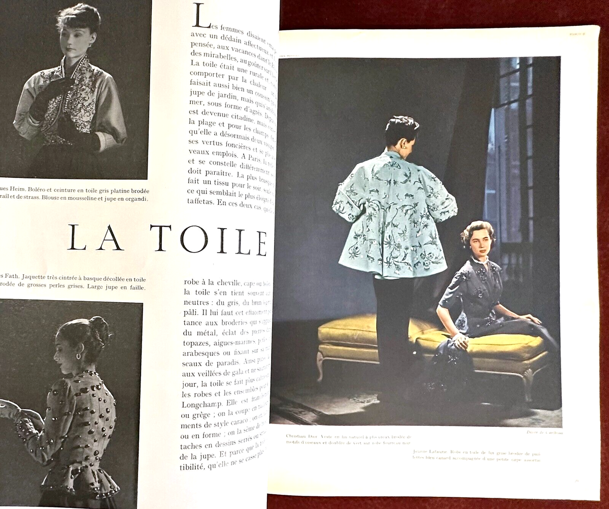 Vogue Paris Magazine ~ June 1948 ~ Tom Keogh Leonor Fini Colette