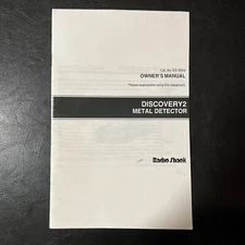 Radio Shack Manual Discovery2 Metal Detector Instructions Discovery 2 [M1]