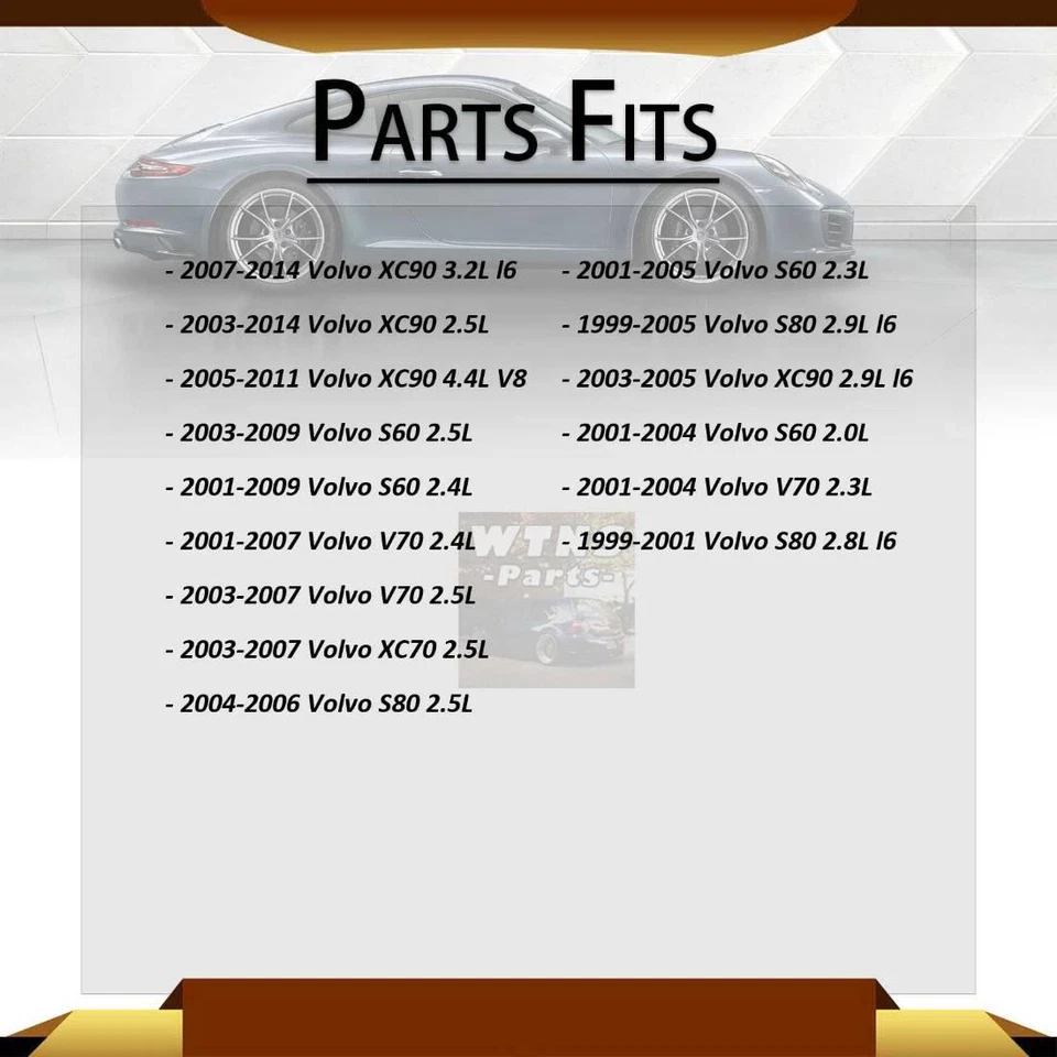 Комплект передних и задних звеньев стабилизатора подвески Mevotech для Volvo XC90 2003 2004 2005 годов выпуска - Изображение 2 из 4