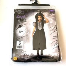 WITCHES WIZARDS New Girls Small 4-6 Regal Witch Childs Costume RW1