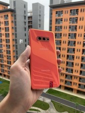 Samsung Galaxy S10e SM-G970U 128GB Prism Orange (Unlocked) Smartphone Open Box A