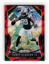 Chris Herndon IV 2019 Panini Prizm #32 New York Jets Red Ice
