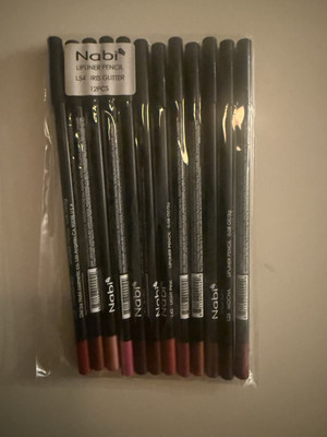 12pc Nabi Lipliner Pencil Set of 12 color
