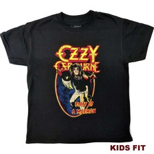 Image of Official Ozzy Osbourne T Shirt Diary of a Madman Kids Boys Girls Rock Logo New