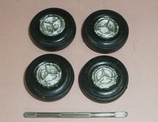 1957 Oldsmobile 98 Promo-friction Wheels Tires Axle. Vtg. Johan Parts Lot 2w 1957 Oldsmobile 98 Promo-friction Wheels Tires Axle. Vtg. Johan Parts Lot 2w