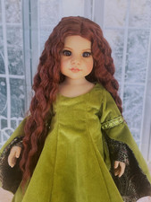 Constance in Auburn Nights Size 11-12  Wig for American Girl Gotz and 18" Dolls