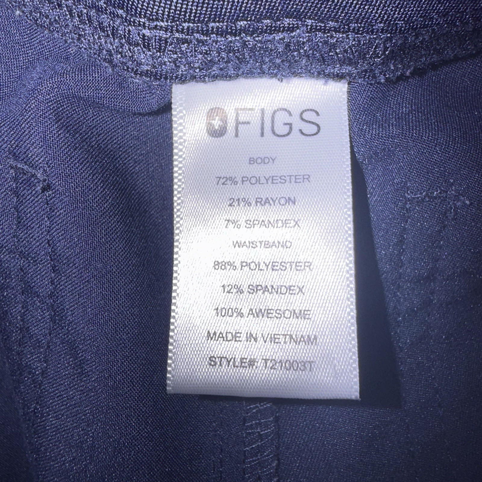 FIGS Technical Collection Scrub Set Small Navy Bl… - image 14