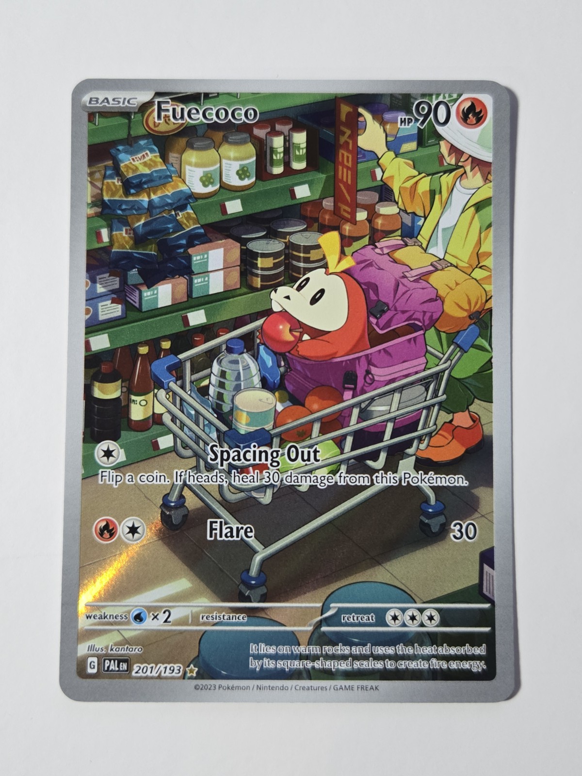 Fuecoco 201/193 Sv02: Paldea Evolved Pokémon TCG NM/Mint Condition