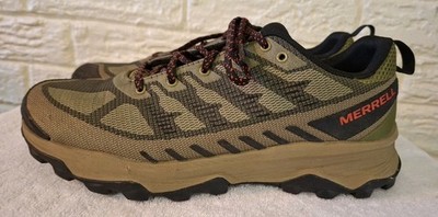 Merrell Speed Eco Shoe Mens 10.5 Herb/Coyote Jacquard Hiking J036995  Excellent