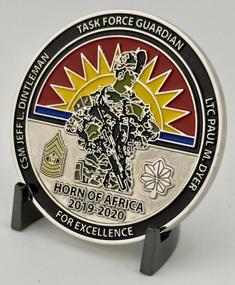 #ad Task Force Guardian Horn of Africa 2019–2020 Challenge Coin Camp Lemonnier $84.99