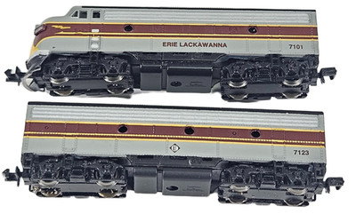 Bachmann Spectrum Spur N Erie Lackawanna Diesellok 7101/7123 DMU Set ohne OVP.