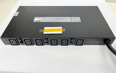 APC AP7526 Rack Mounted PDU 1U 6x 10A/16A C19 Output 1x 32A Input 3PH 400v