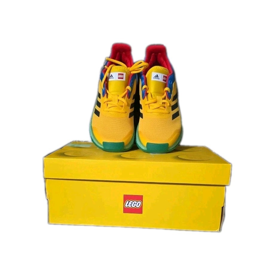 ADIDAS X LEGO Sport J Kids Running Shoe FY8439 Size 4 US - 3.5 UK