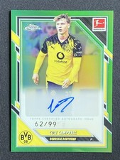 Cole Campbell 2025-26 Topps Chrome Bundesliga Green Refractor Auto /99 #BA-CCA