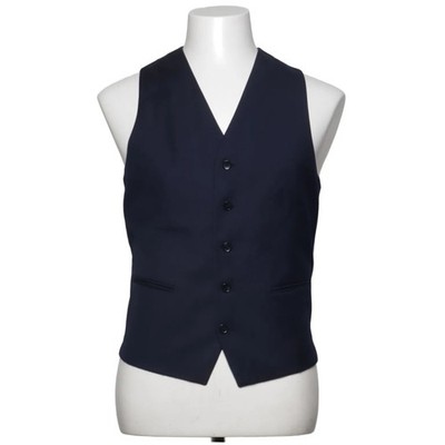 Riley, Anzugweste, Größe: 46, Blau, Polyester/Viskose/Wolle, Einfarbig #sr6