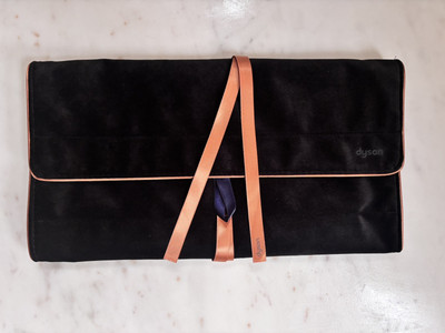 New Dyson AIRWRAP Velvet Travel Pouch Black/Copper/Navy Wrap
