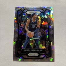 2023-24 Prizm Basketball #61 Jaren Jackson Jr. Cracked Ice