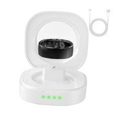 Smart Ring Charging Case Portable Magnetic Charger Charging Box Fast 480mAh