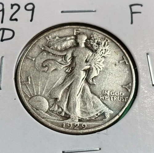 1929-D Walking Liberty Half Dollar Fine