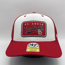 Youth St. Louis Cardinals Trucker Snapback Hat Cap Meshback Adjustable MLB NWT