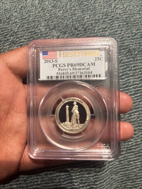 2013-P Perry's Memorial National Park Silver Coin PCGS PR69DCAM First Strike